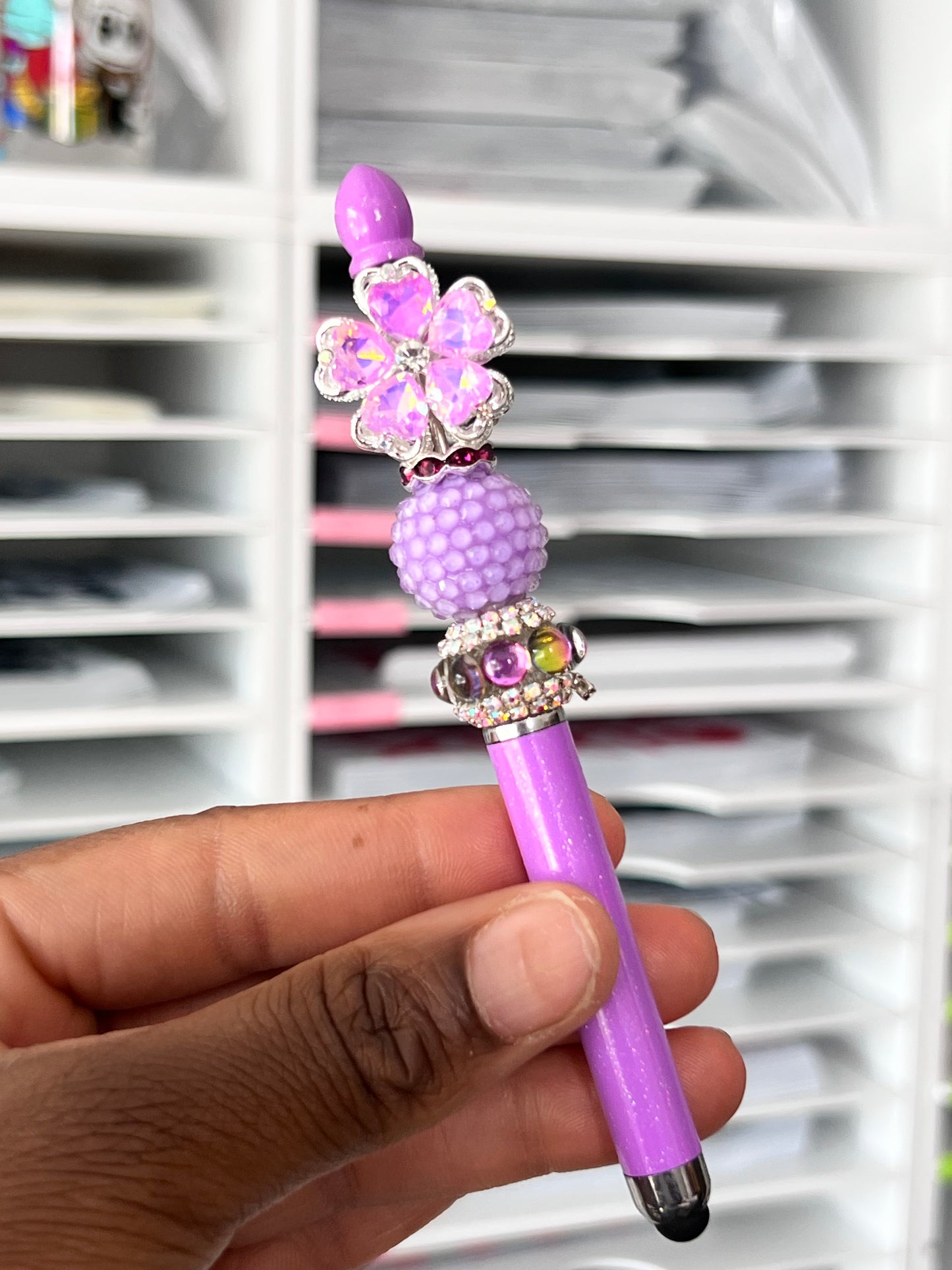 Purple Flower Stylus
