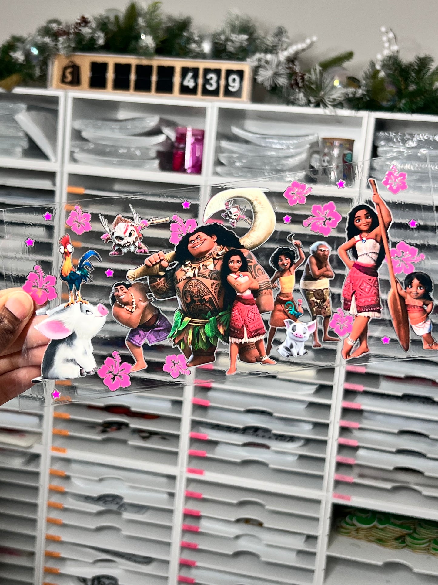 Moana & Friends UV DTF Transfer