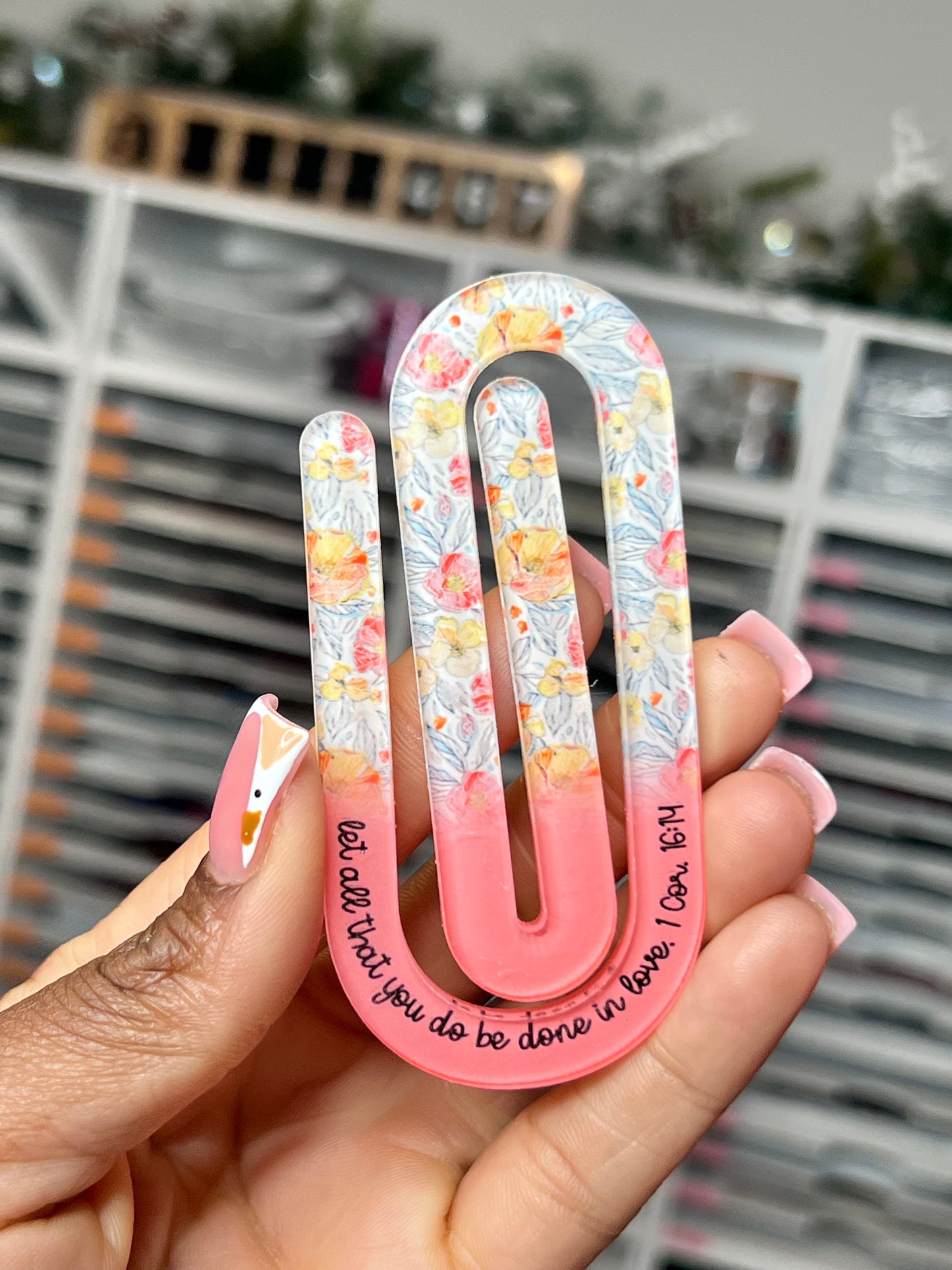Let All That You Do Be Done In Love Jumbo Paperclip