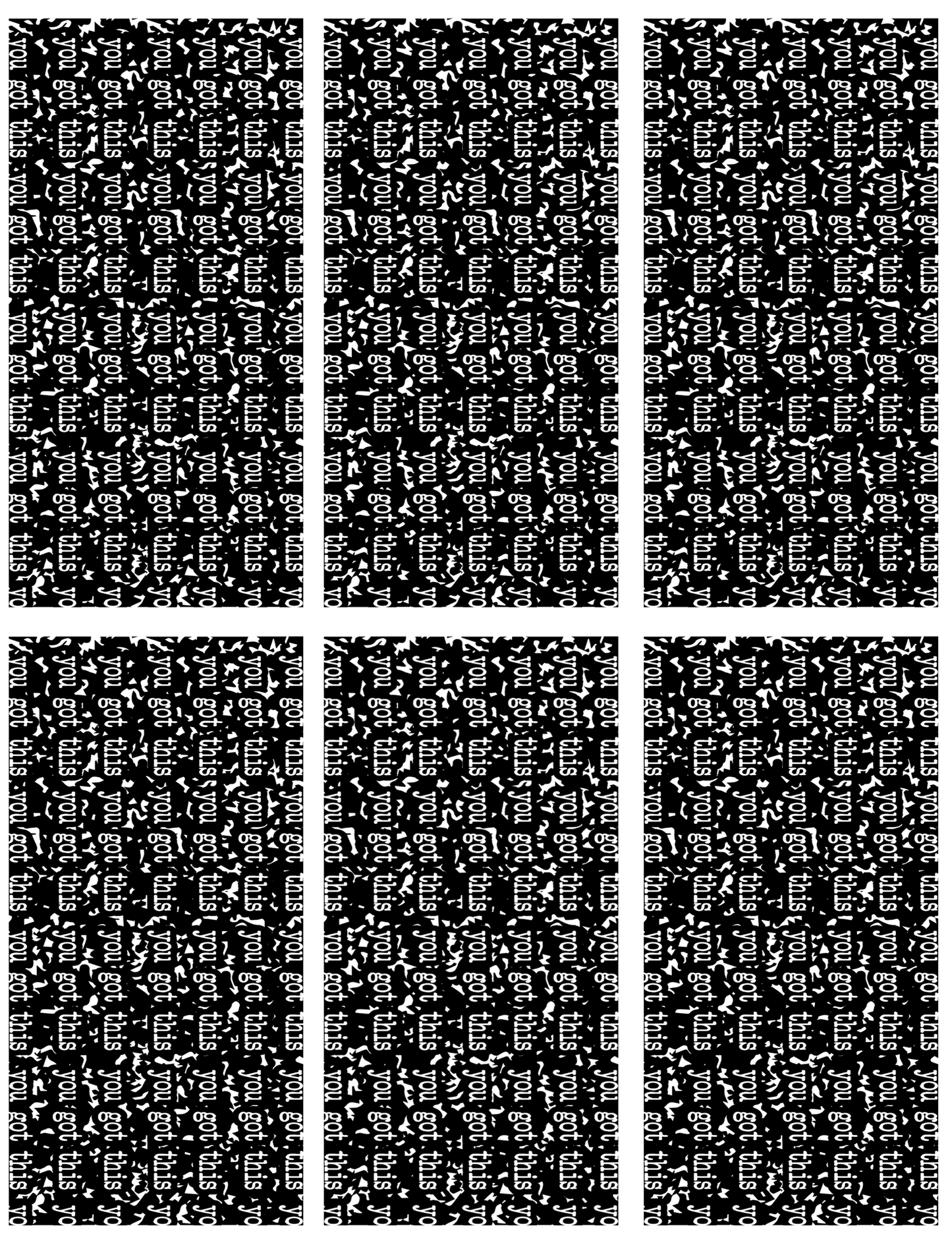 Composition Book Jumbo Paperclip Sublimation Transfer