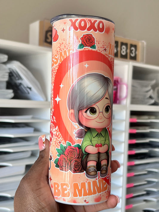 Ellie and Carl Valentine Tumbler