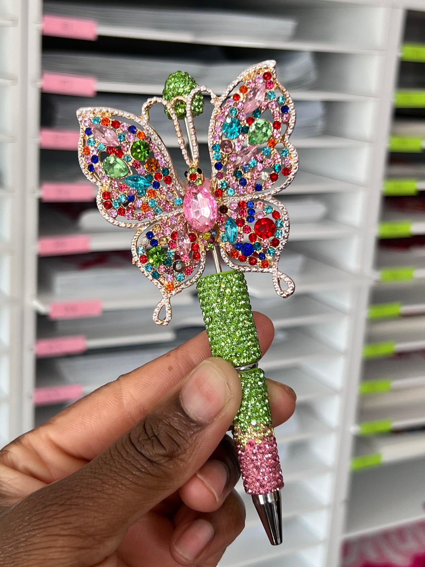 Multicolor Butterfly Pen