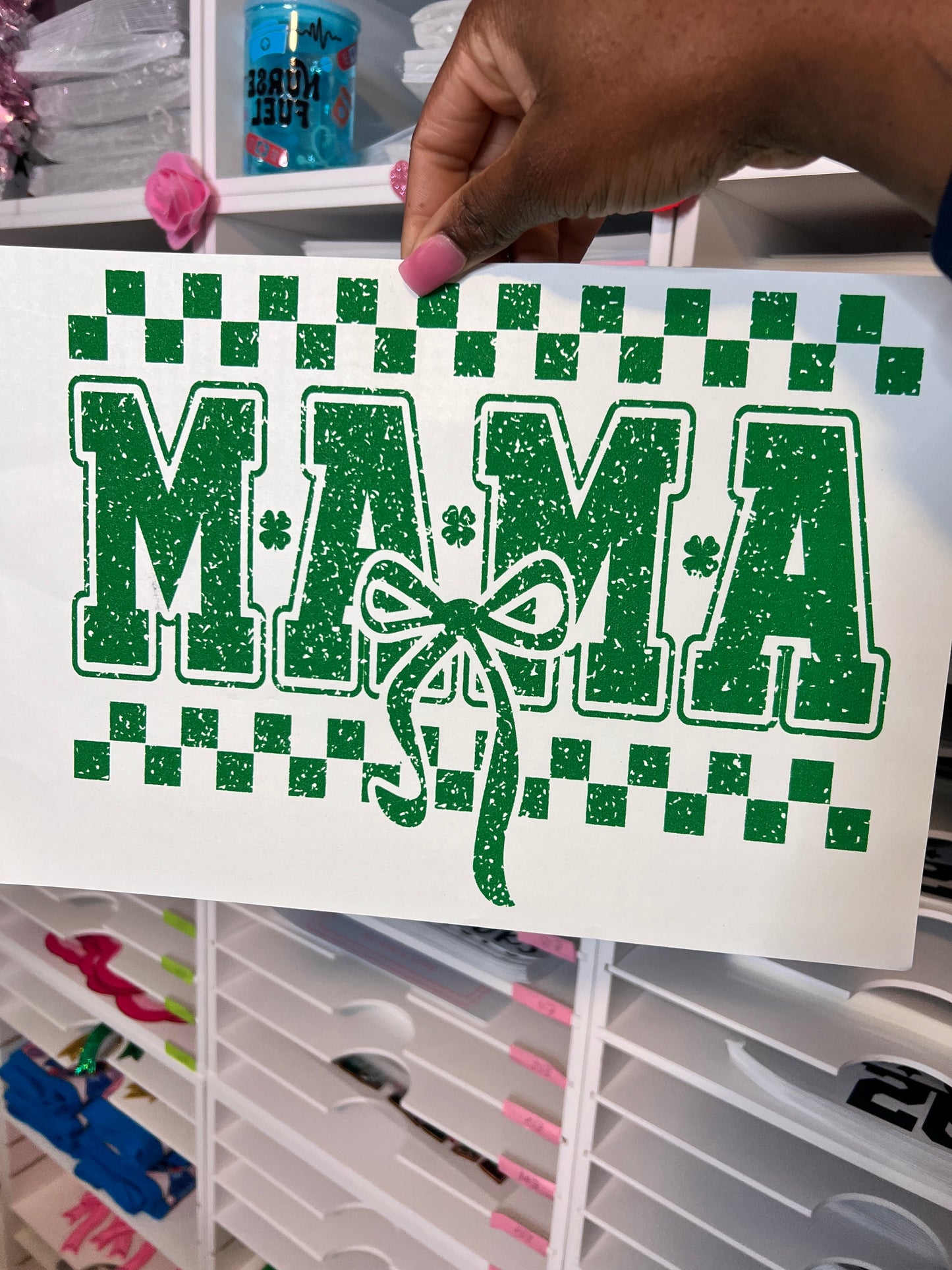 MAMA Screen Print Transfer