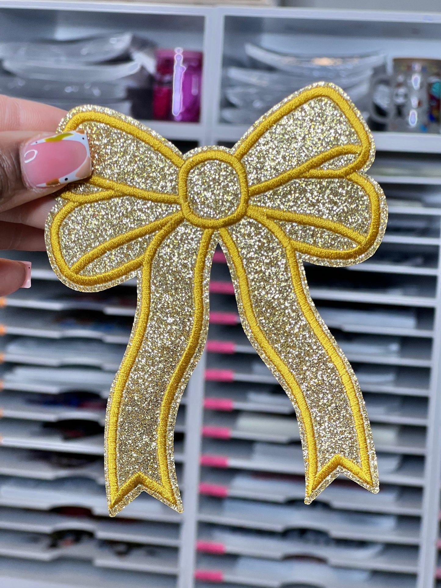 Gold Glitter Patch