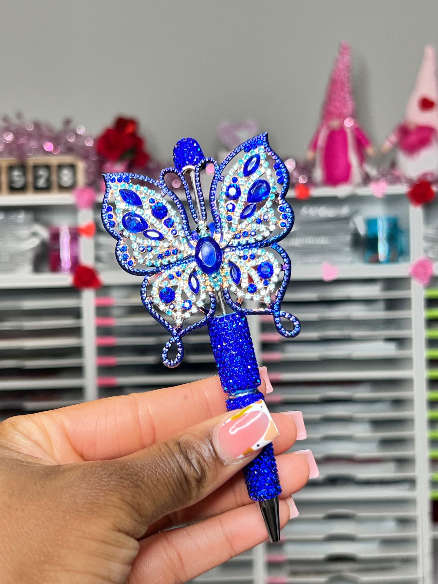 Blue Butterfly Pen