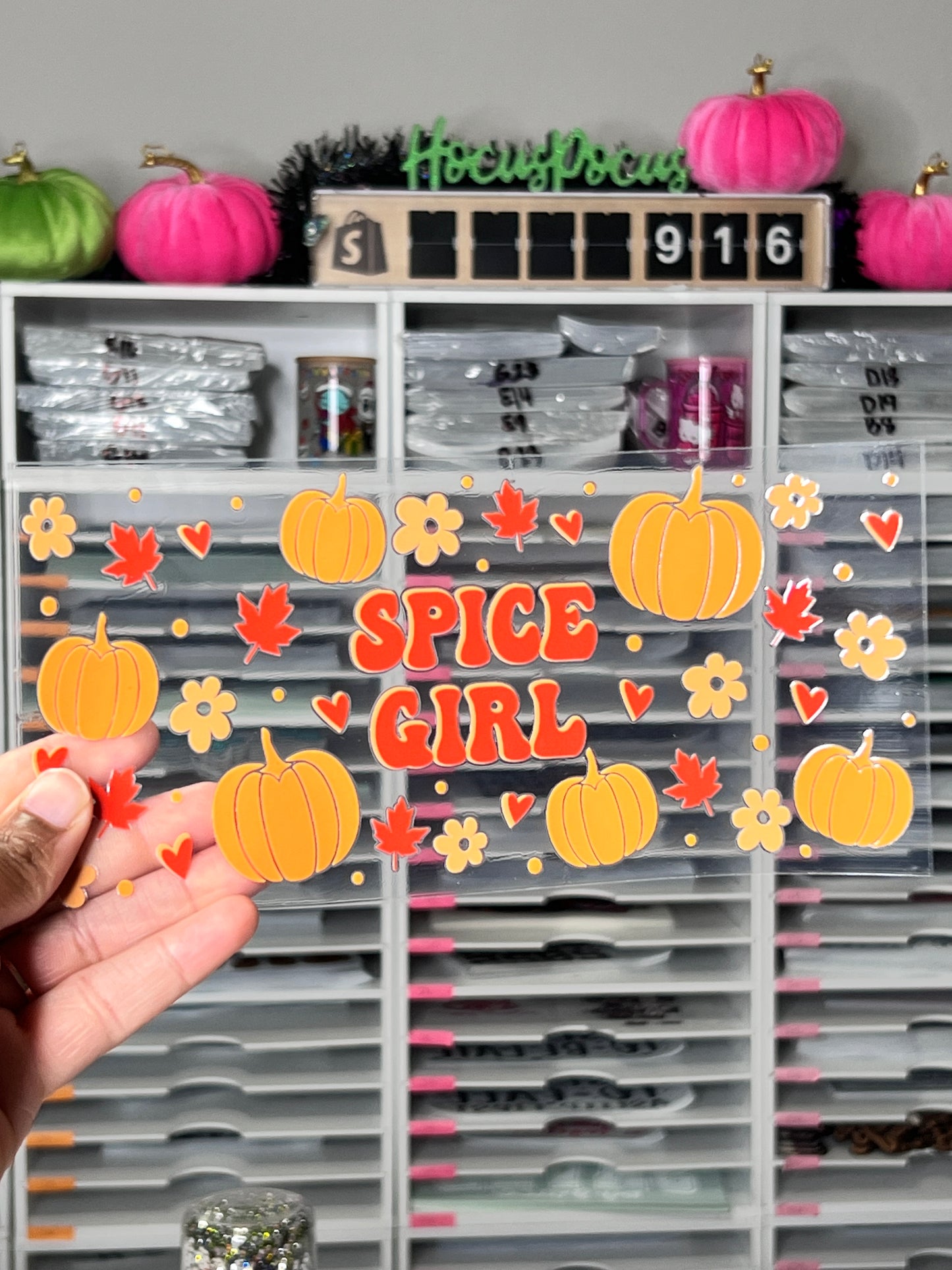 Spice Girl UV DTF Transfer