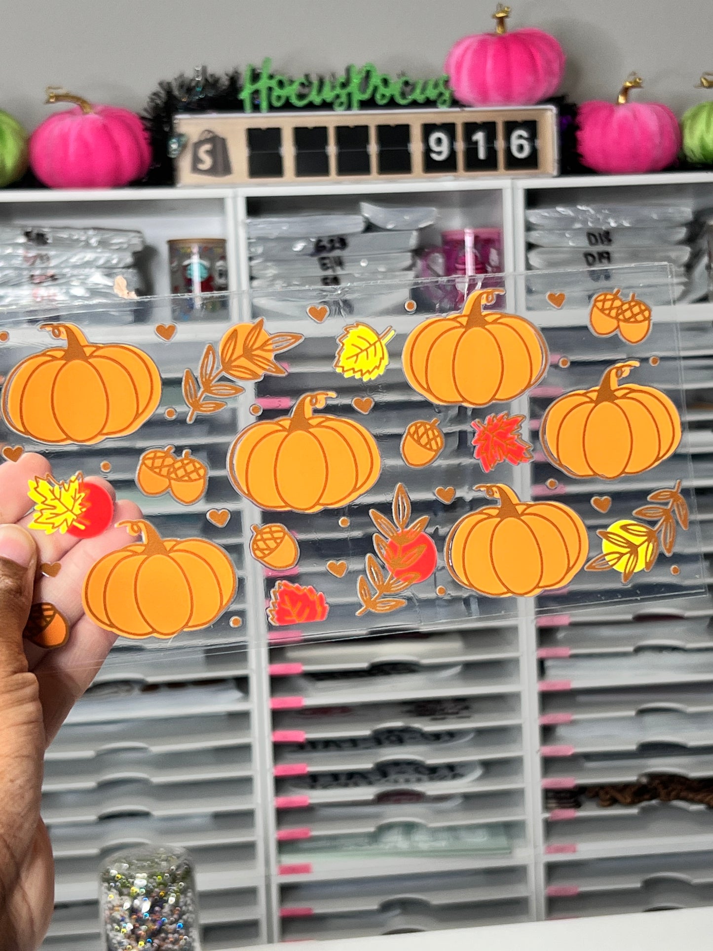 Fall UV DTF Transfer