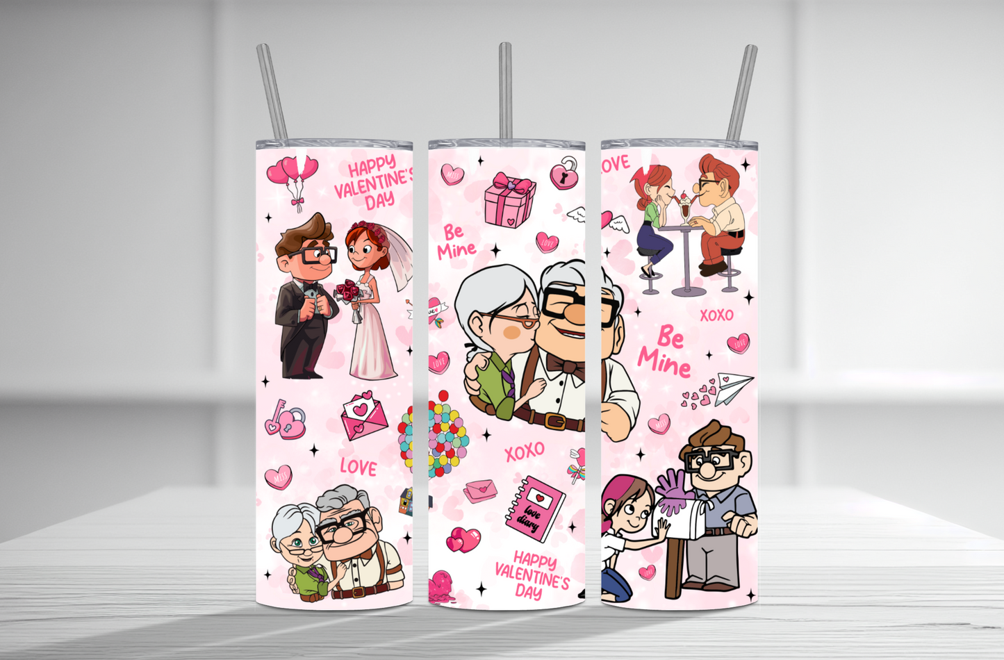 UP V-Day 20 oz Tumbler Sublimation Transfer