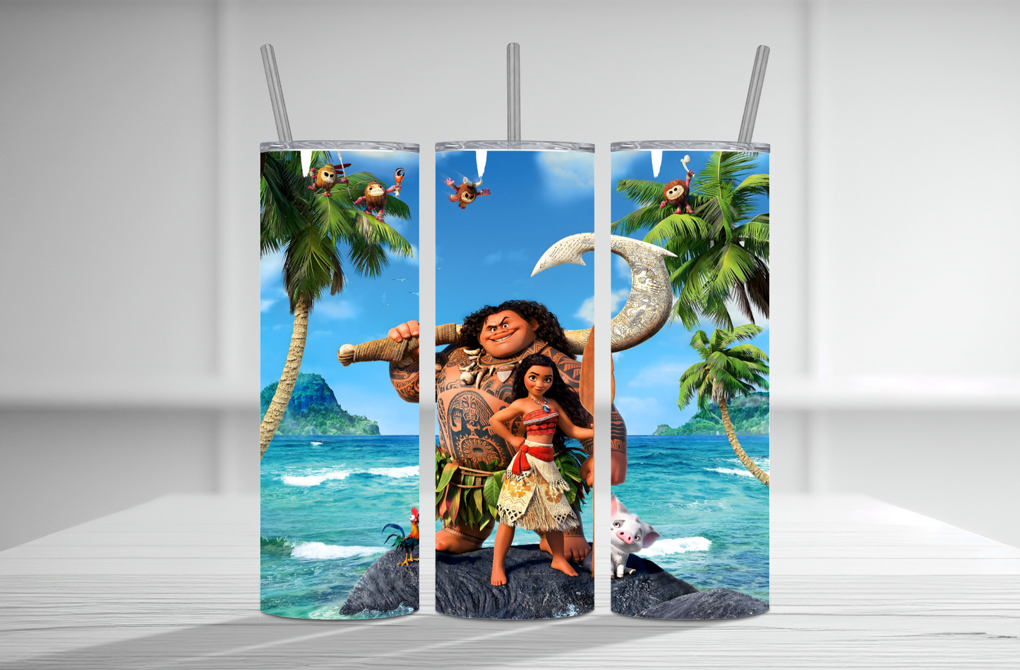 Moana 20 oz Tumbler Sublimation Transfer