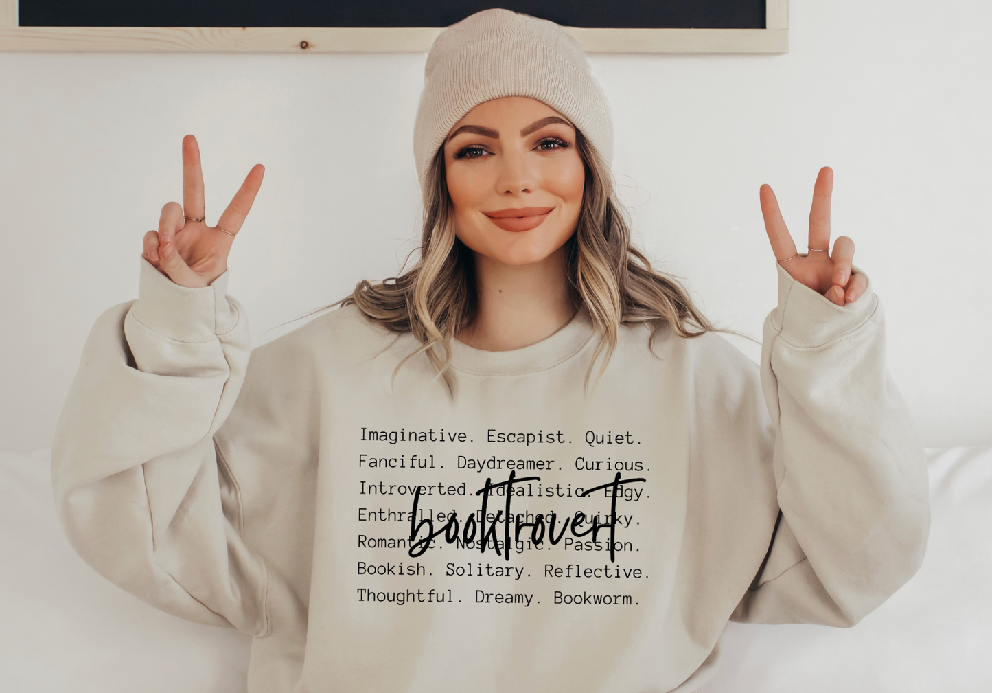 Booktrovert Screen Print Transfer