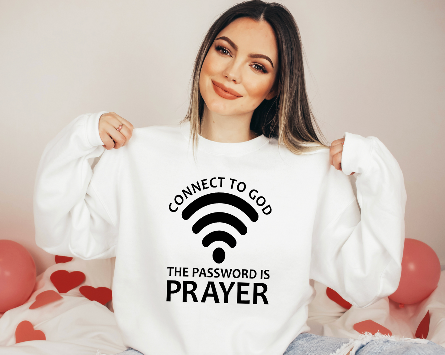 Connect To God Screen Print Transfer