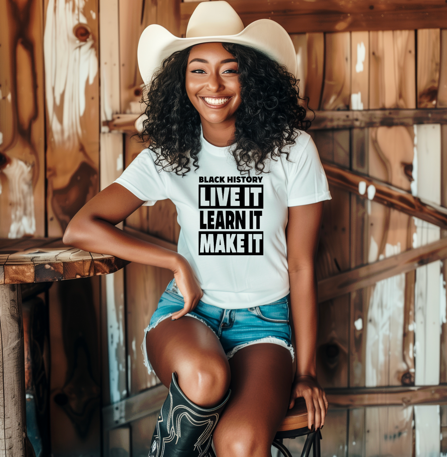 Live It Learn It Make It Screen Print Transfer