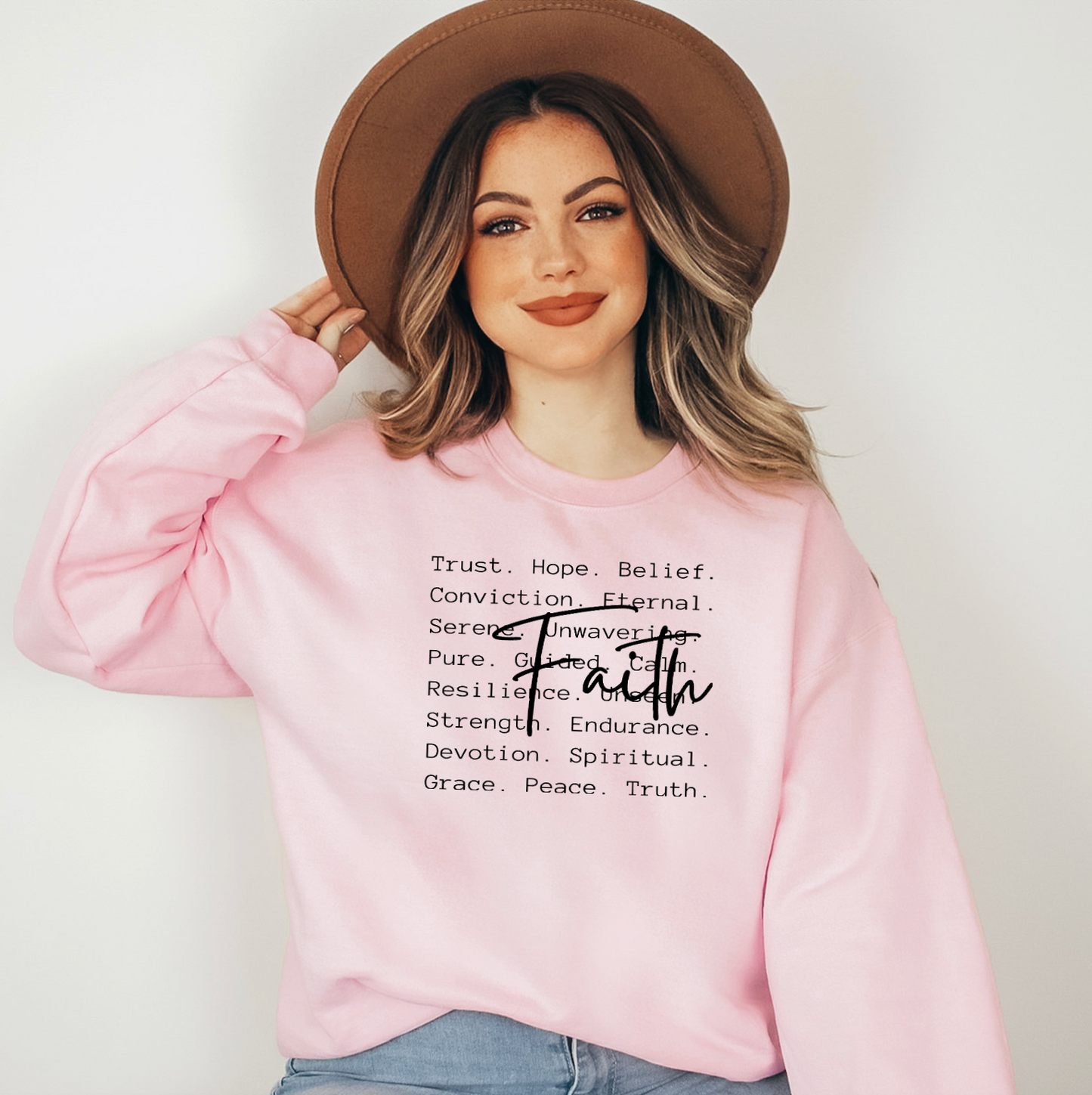Faith Screen Print Transfer