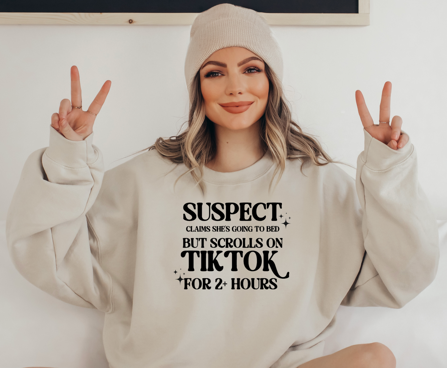 Scroll On TikTok Screen Print Transfer