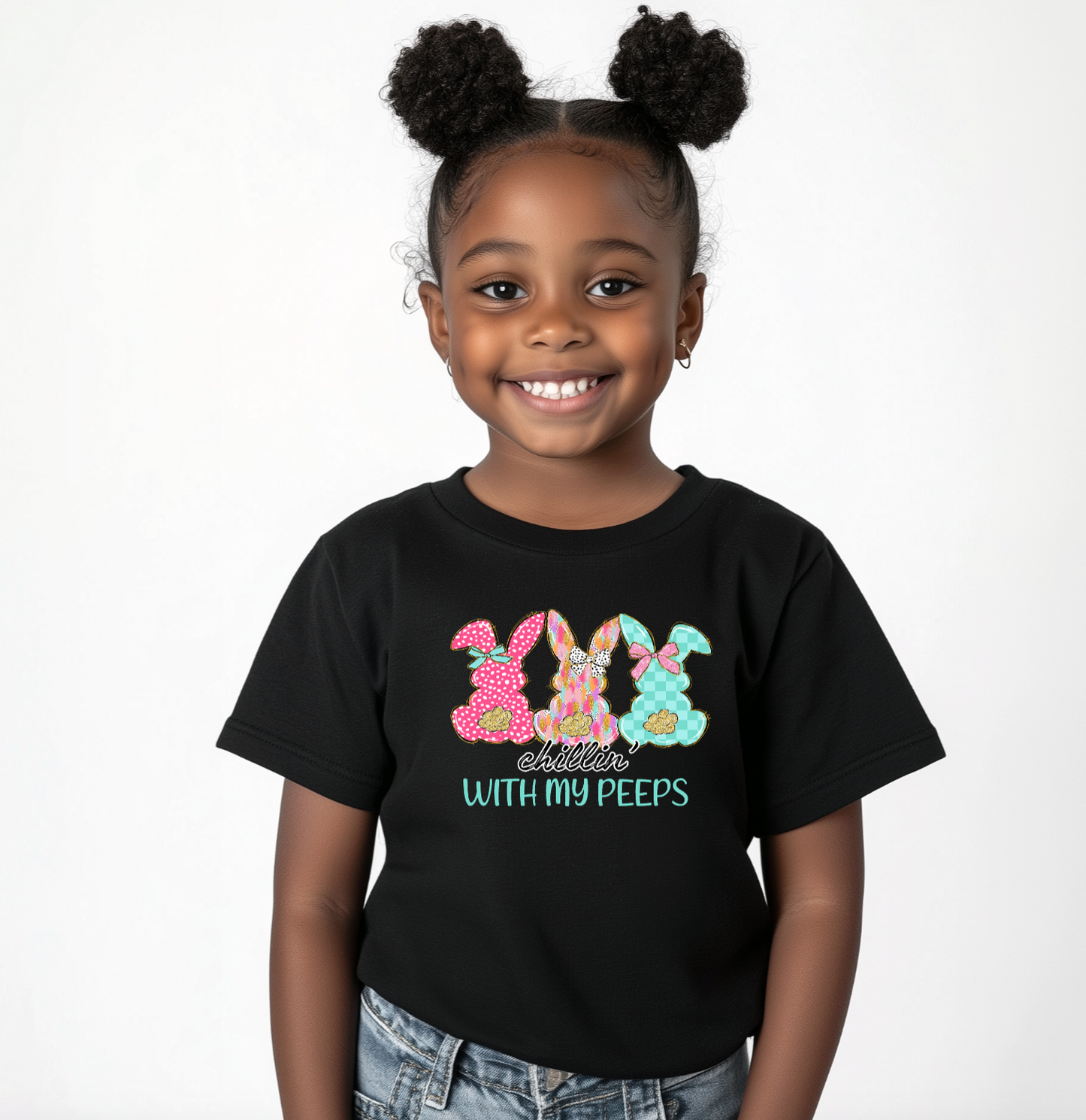 Chillin' With My Peeps Kids DTF Transfer