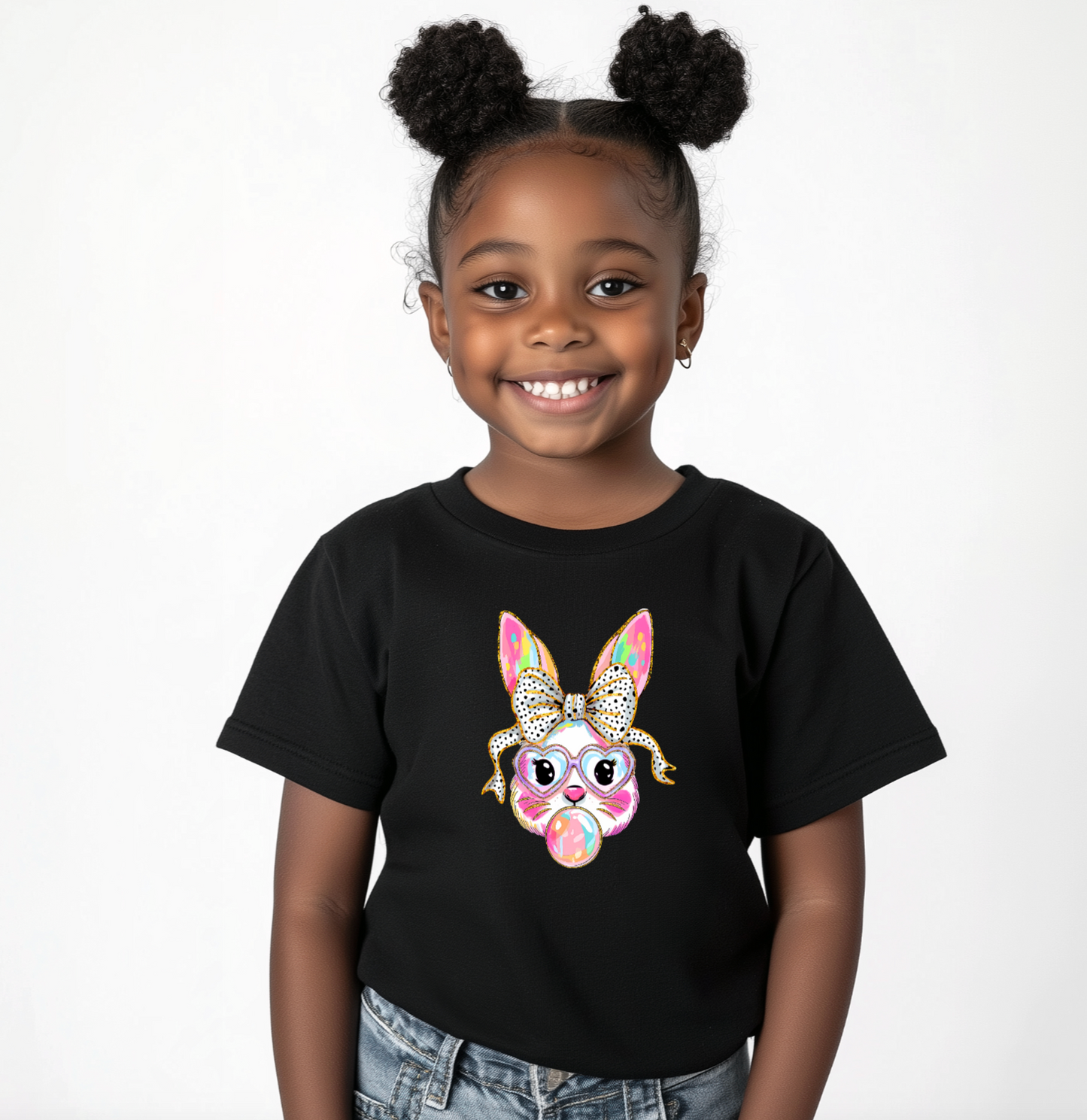 Bubblegum Bunny Kids DTF Transfer