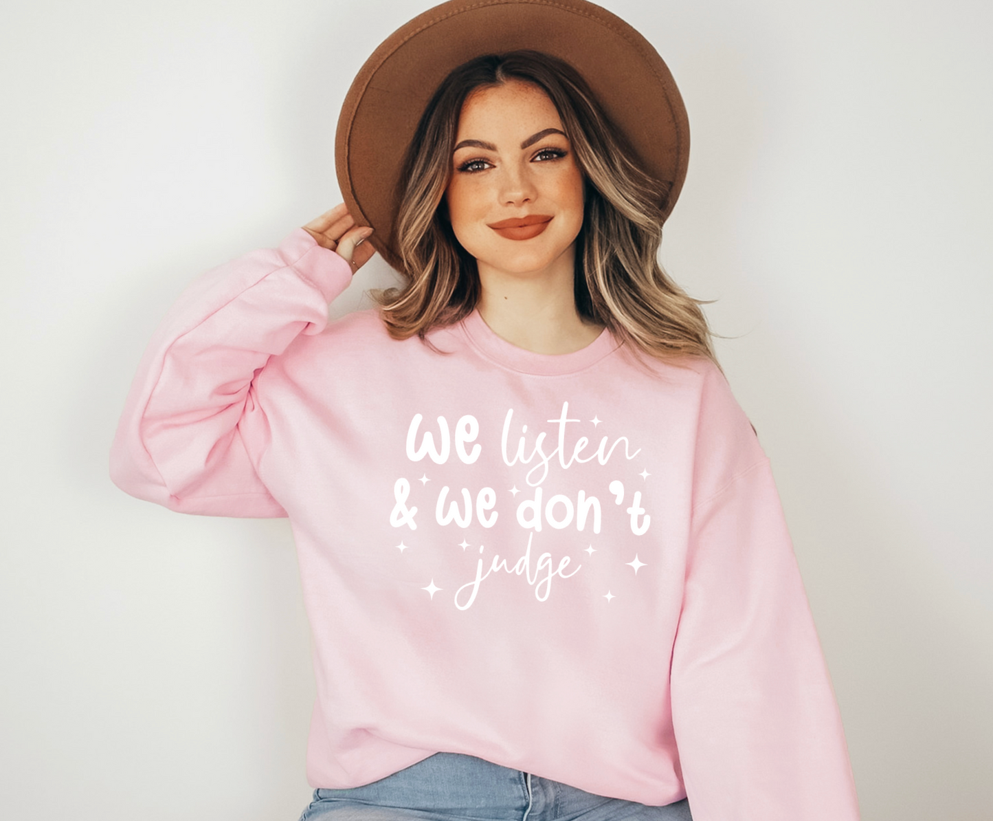 Listen & Don't Judge Screen Print Transfer