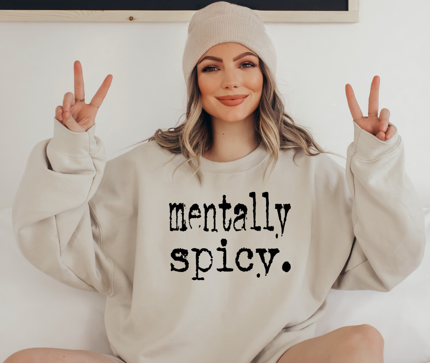 Mentally Spicy Screen Print Transfer