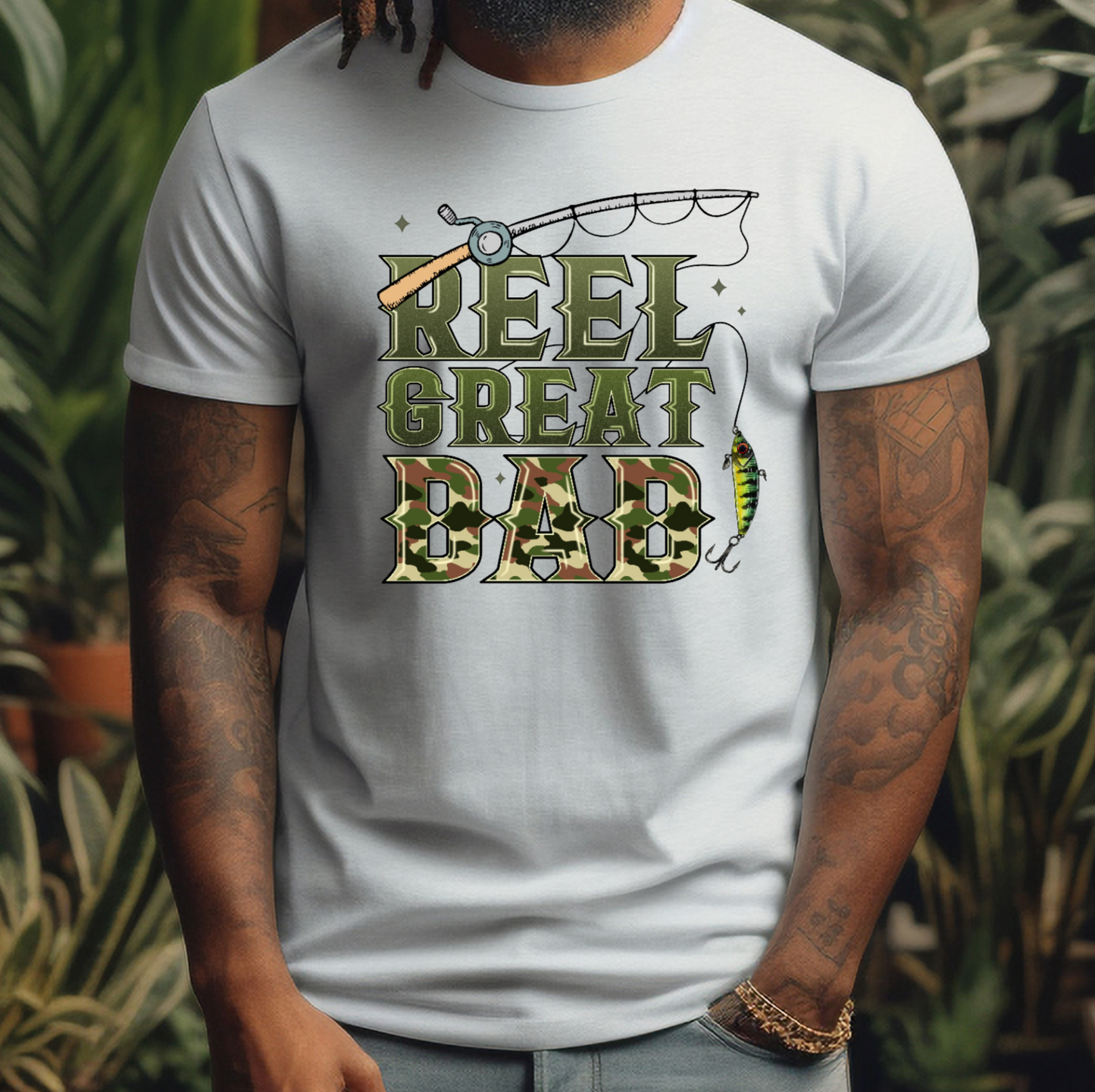 Reel Great Dad DTF Transfer