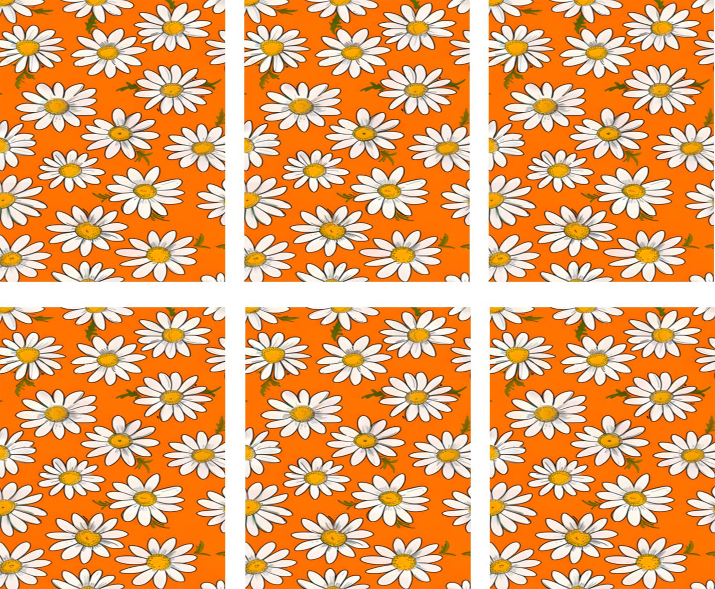 Daisy Jumbo Paperclip Sublimation Transfer (for apple shaped paperclips)