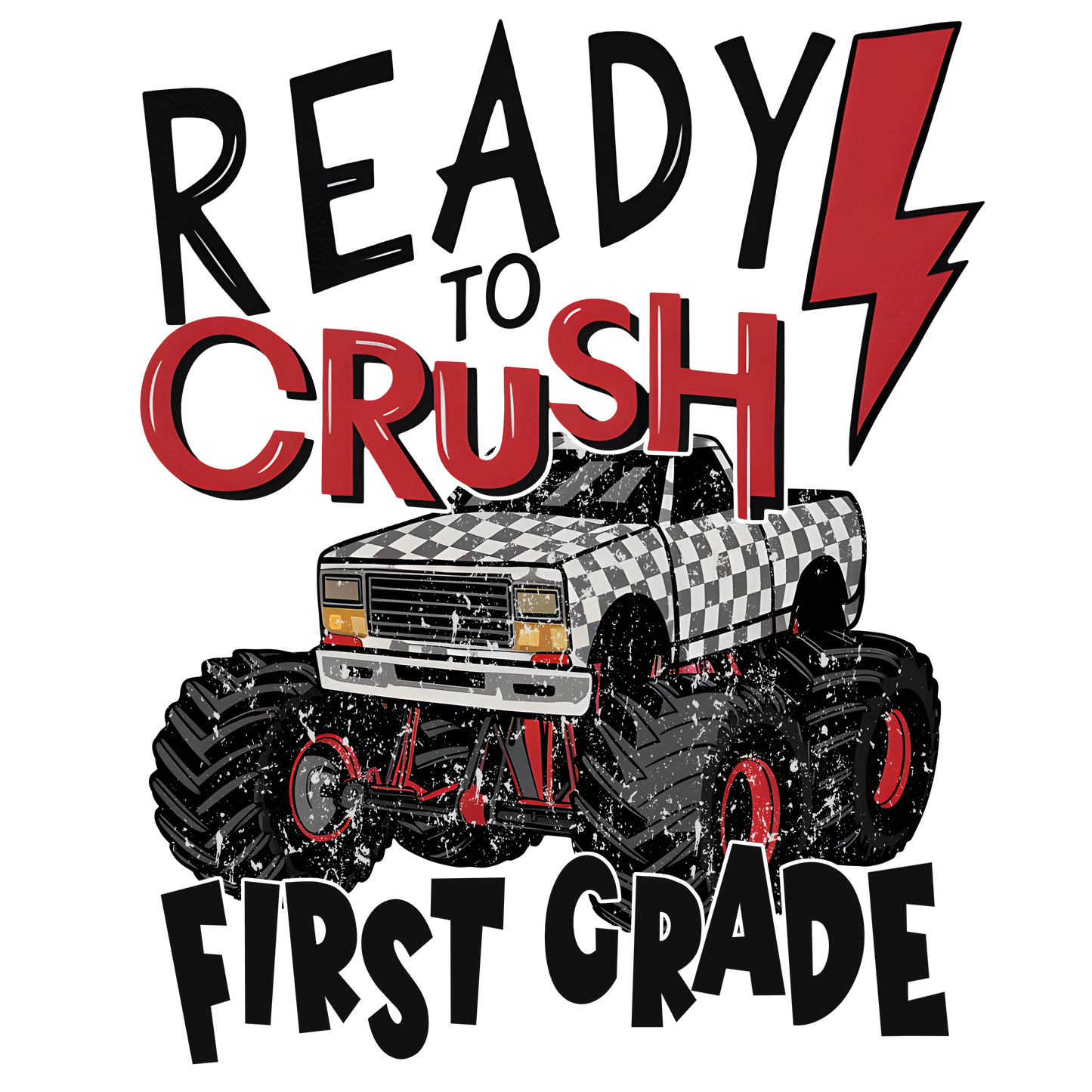 Back to School Ready to Crush Kids DTF Transfer