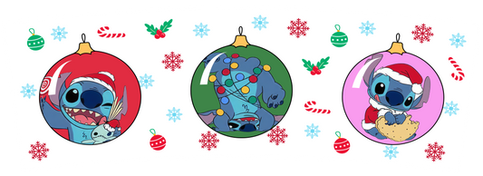 Merry Stitchmas 40 oz Tumbler Sublimation Transfer