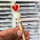 Gold Trim Heart Stylus