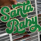 Green Santa Baby Chenille Patch Transfer