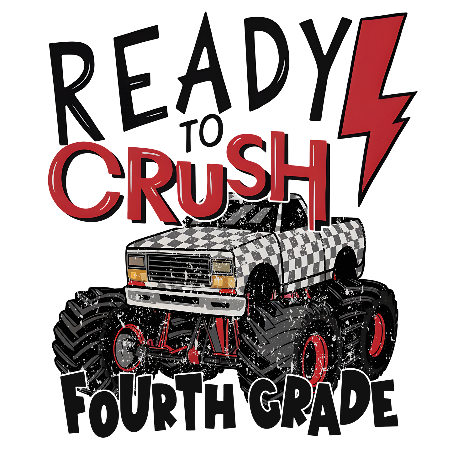 Back to School Ready to Crush Kids DTF Transfer