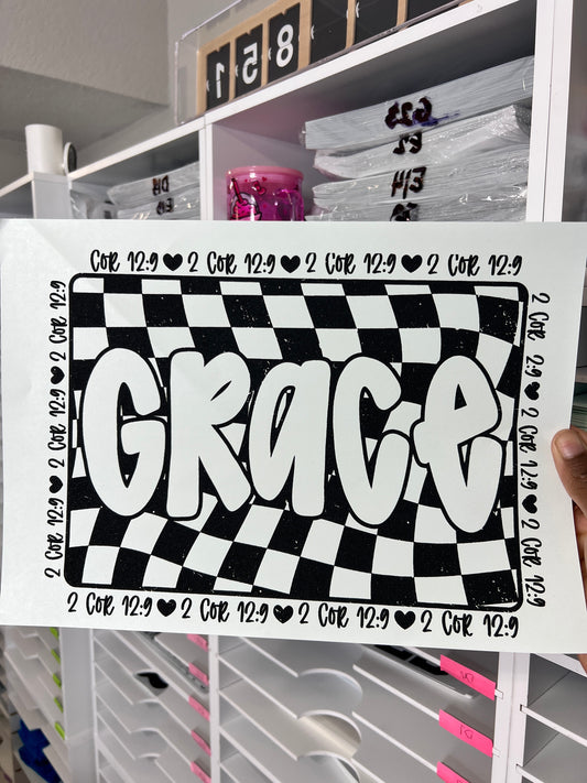 Grace Screen Print Transfer