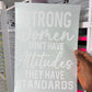 Strong Women Screen Print Transfer