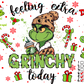 Extra Grinchy 40 oz Tumbler Sublimation Transfer