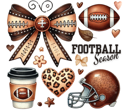Football Season 20 oz Tumbler Sublimation Transfer
