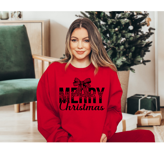 Merry Christmas Screen Print Transfer