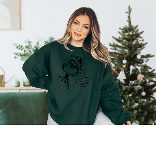 Grinch Screen Print Transfer