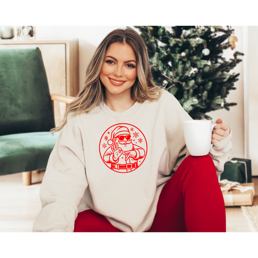 Santa 67 Screen Print Transfer (KIDS SIZE)