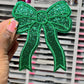 Green Glitter Patch