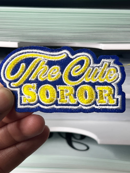The Cute Soror Hat Patch