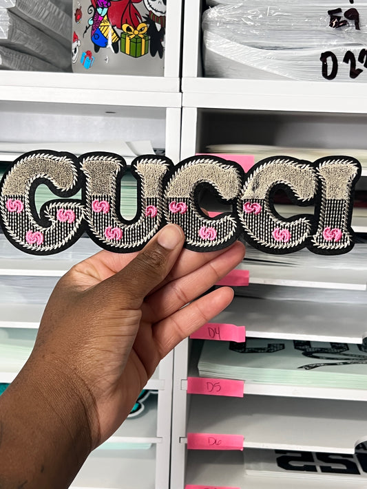 Gucci Chenille Patch Transfer