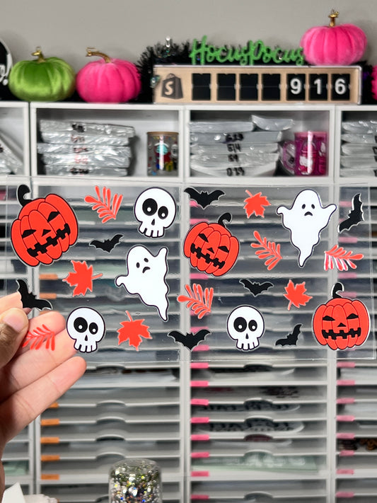 Halloween UV DTF Transfer