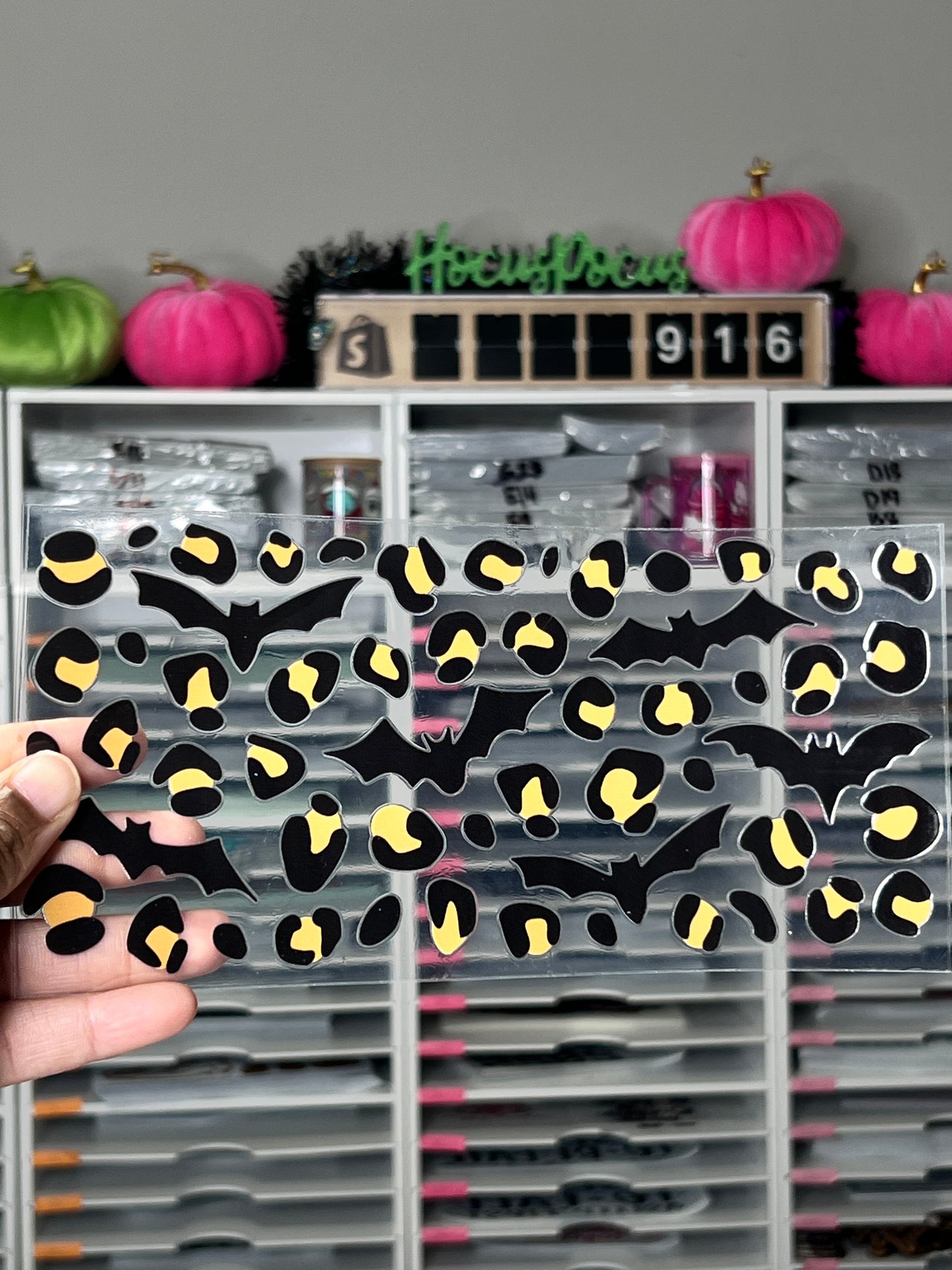 Leopard Bats UV DTF Transfer