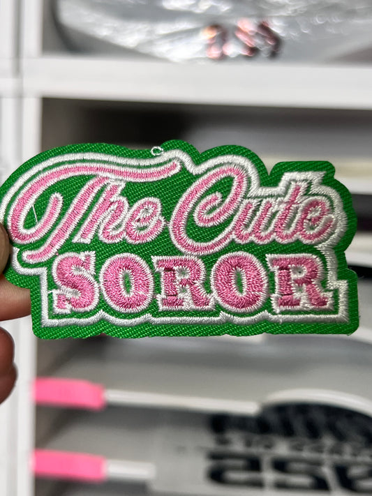 The Cute Soror Hat Patch