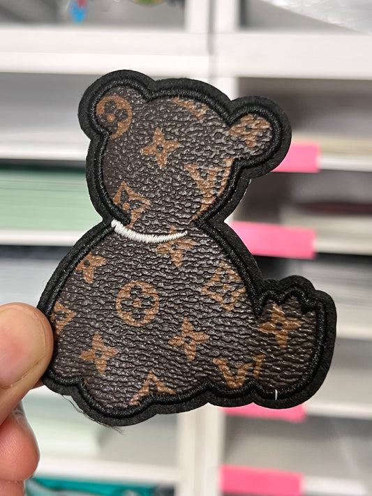 Luxury Inspired Bear Hat Patch