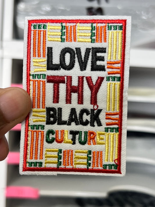 Love Thy Black Culture Hat Patch