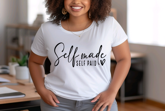 Self Made Self Paid Screen Print Transfer