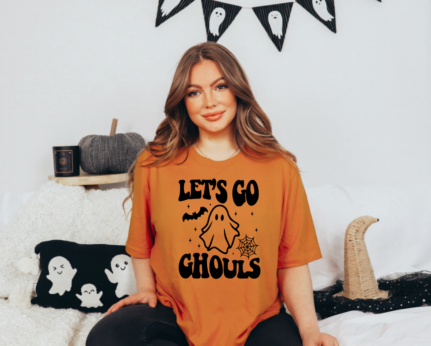 Lets Go Ghouls Screen Print Transfer