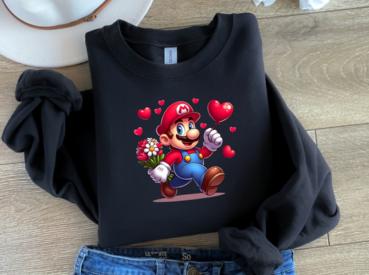 Mario V-Day DTF Transfer