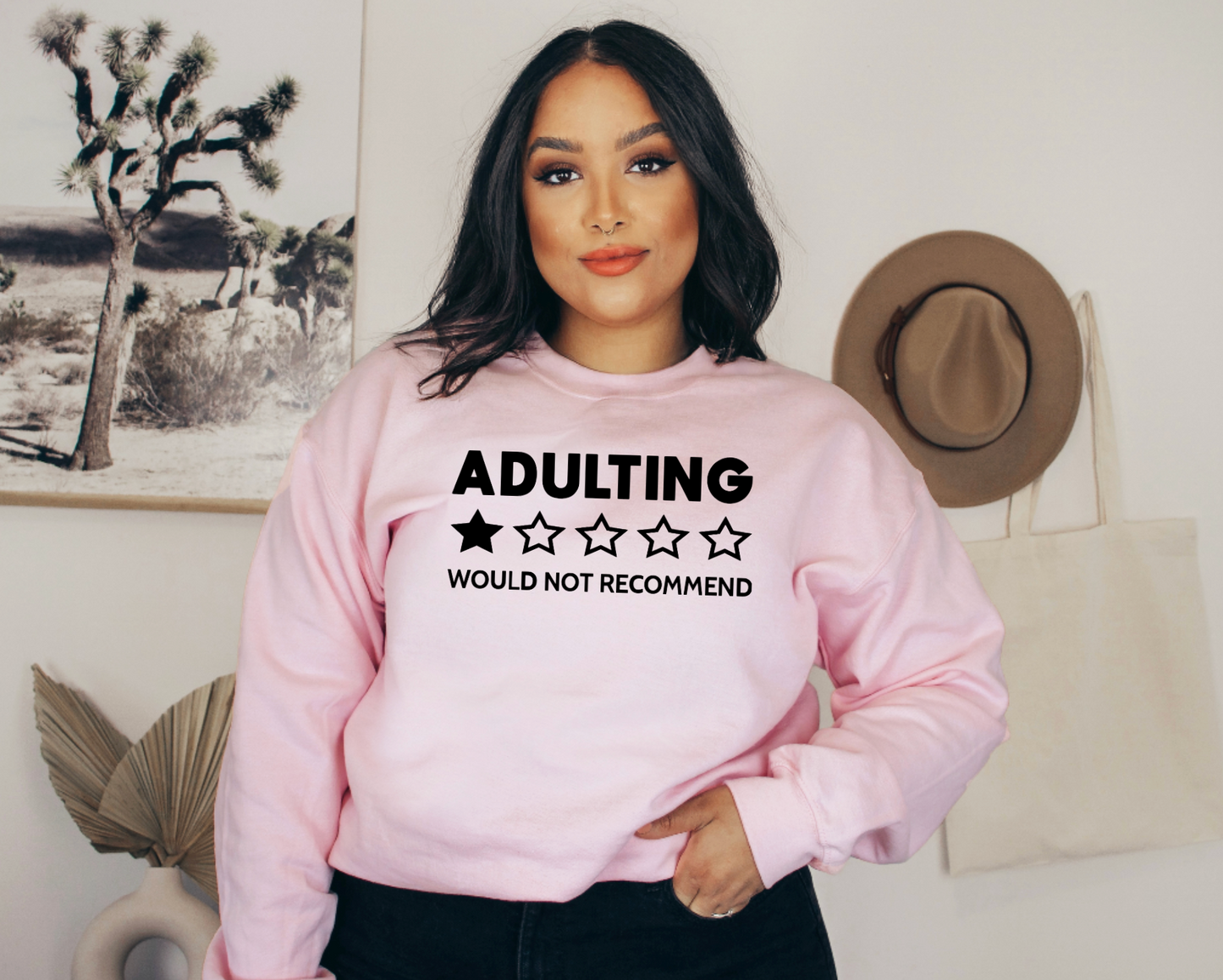 Adulting Screen Print Transfer