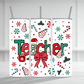 Christmas Teacher 20 oz Tumbler Sublimation Transfer