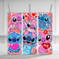 Stitch and Angel 20 oz Tumbler Sublimation Transfer